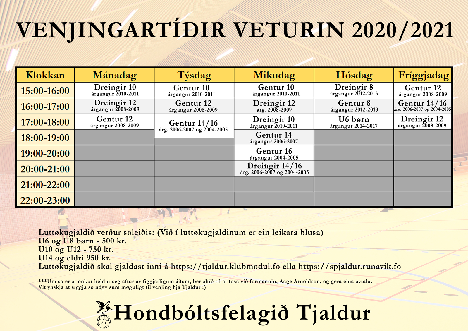 Venjingartíðir 2020/2021